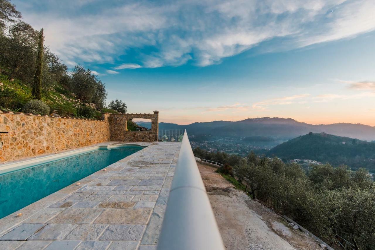 Charming Farmhouse In The Hills, Private Pool, Sea View, Dream Panorama Camaiore Zewnętrze zdjęcie
