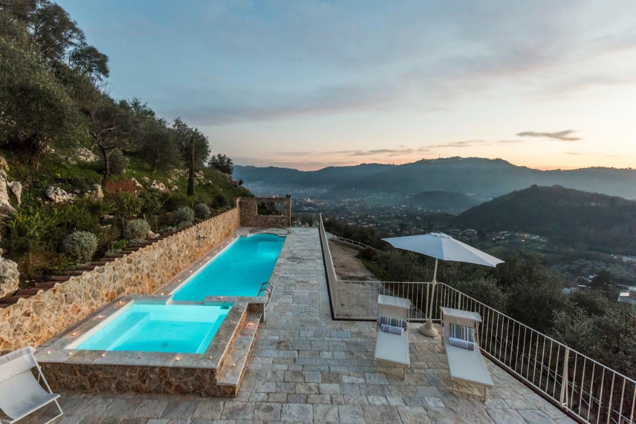 Charming Farmhouse In The Hills, Private Pool, Sea View, Dream Panorama Camaiore Zewnętrze zdjęcie