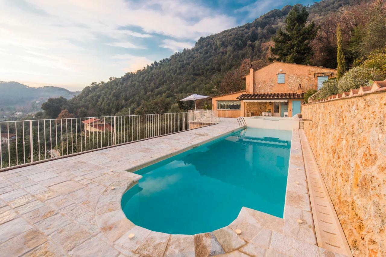 Charming Farmhouse In The Hills, Private Pool, Sea View, Dream Panorama Camaiore Zewnętrze zdjęcie