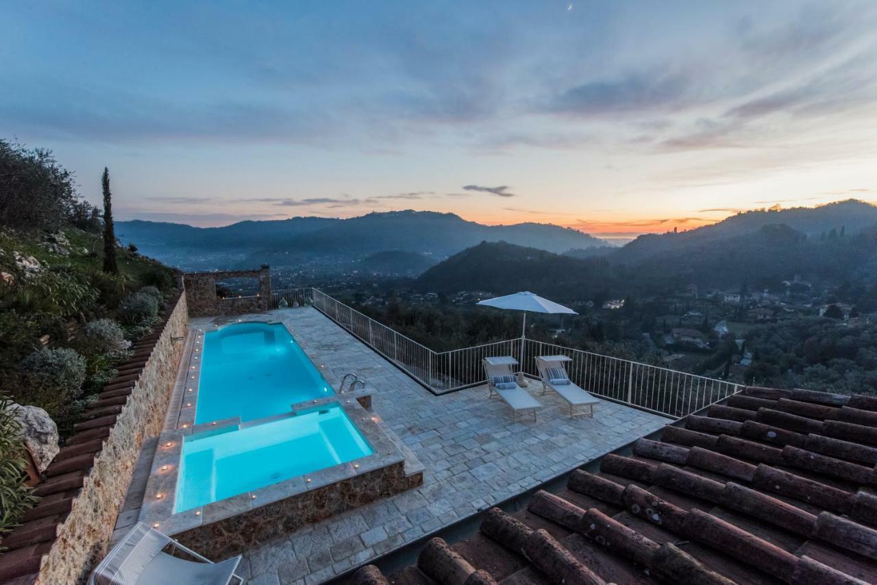 Charming Farmhouse In The Hills, Private Pool, Sea View, Dream Panorama Camaiore Zewnętrze zdjęcie