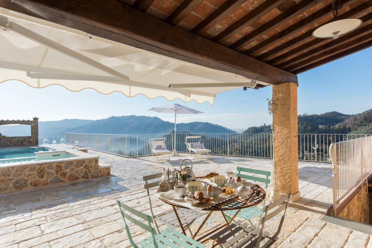 Charming Farmhouse In The Hills, Private Pool, Sea View, Dream Panorama Camaiore Zewnętrze zdjęcie